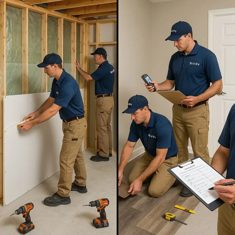 Repairs and Reconstruction process in Albemarle County, VA